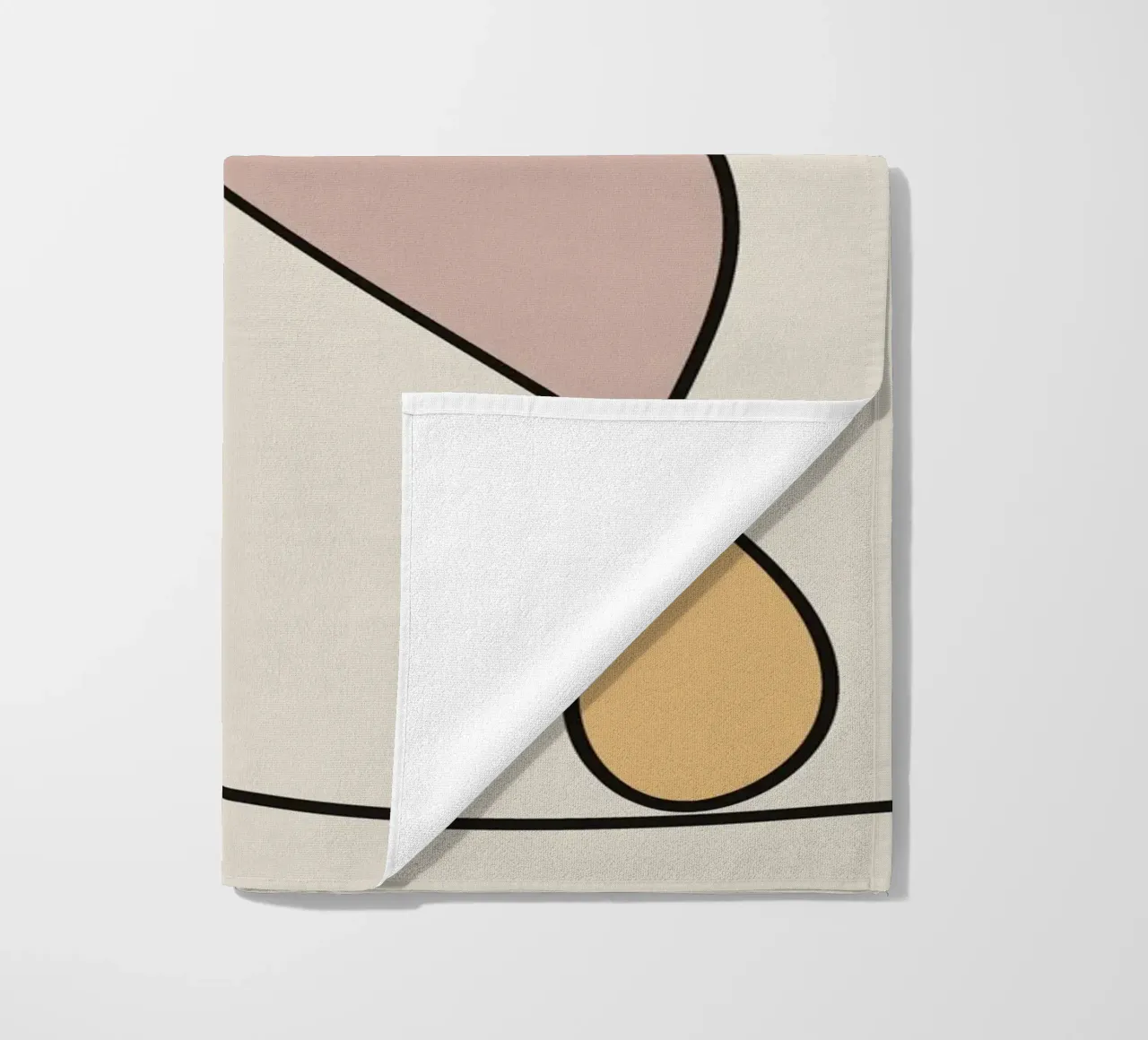 Minimal graceful line art abstract 03 telo mare da Little Dean