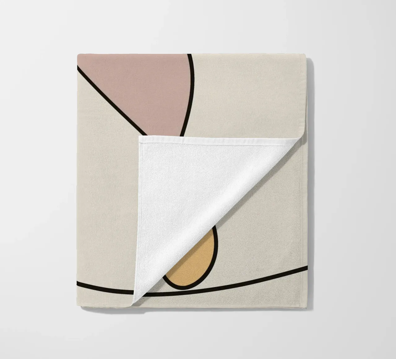 Minimal graceful line art abstract 03 telo mare da Little Dean