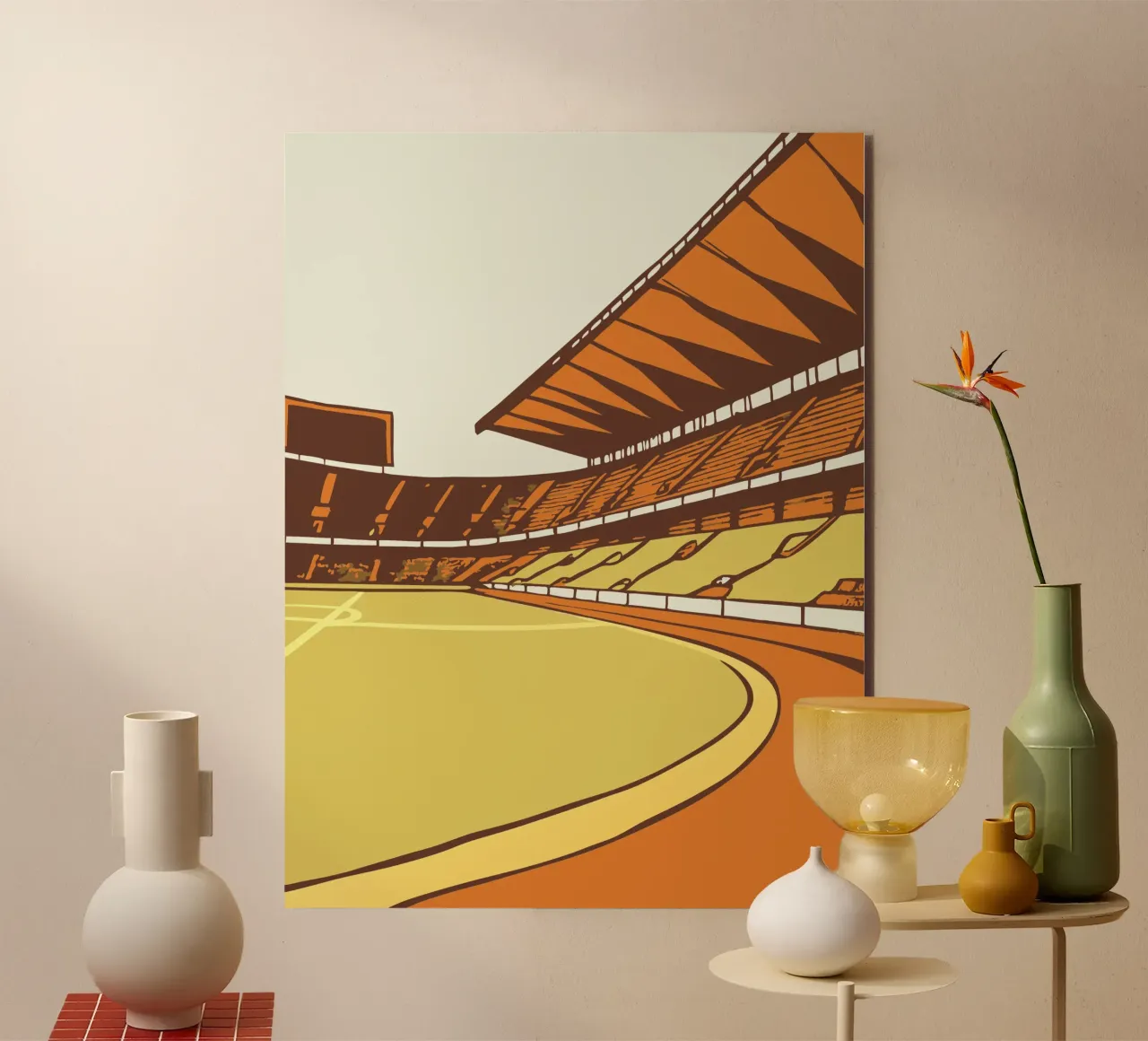 Stadio di calcio alluminio dibond da SPORTS ONLY