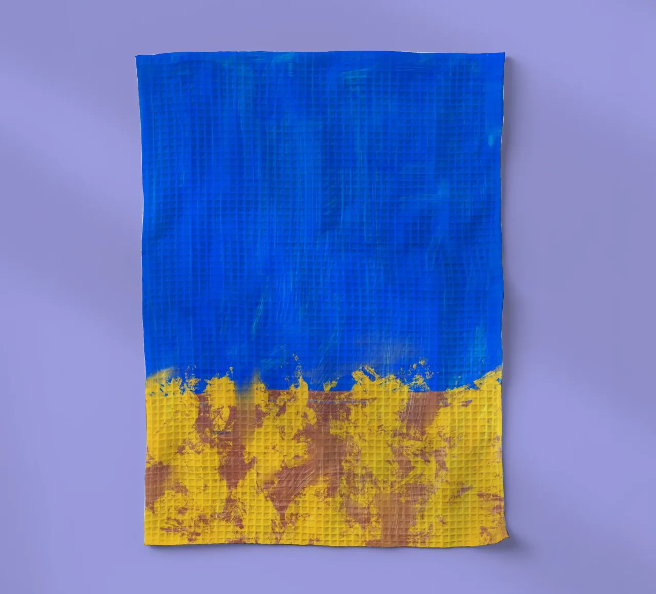 Lit de fleurs abstrait torchon de Little Dean