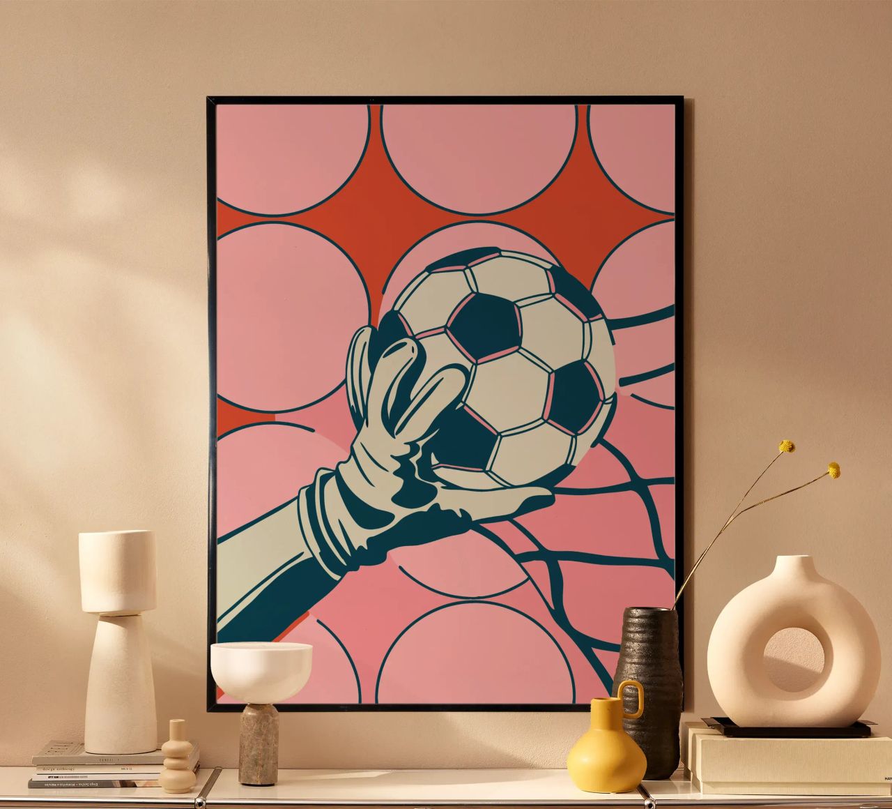 Hand des Torwarts Poster von SPORTS ONLY