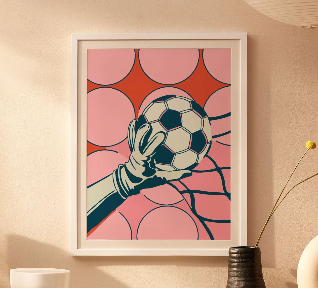 Hand des Torwarts Poster von SPORTS ONLY