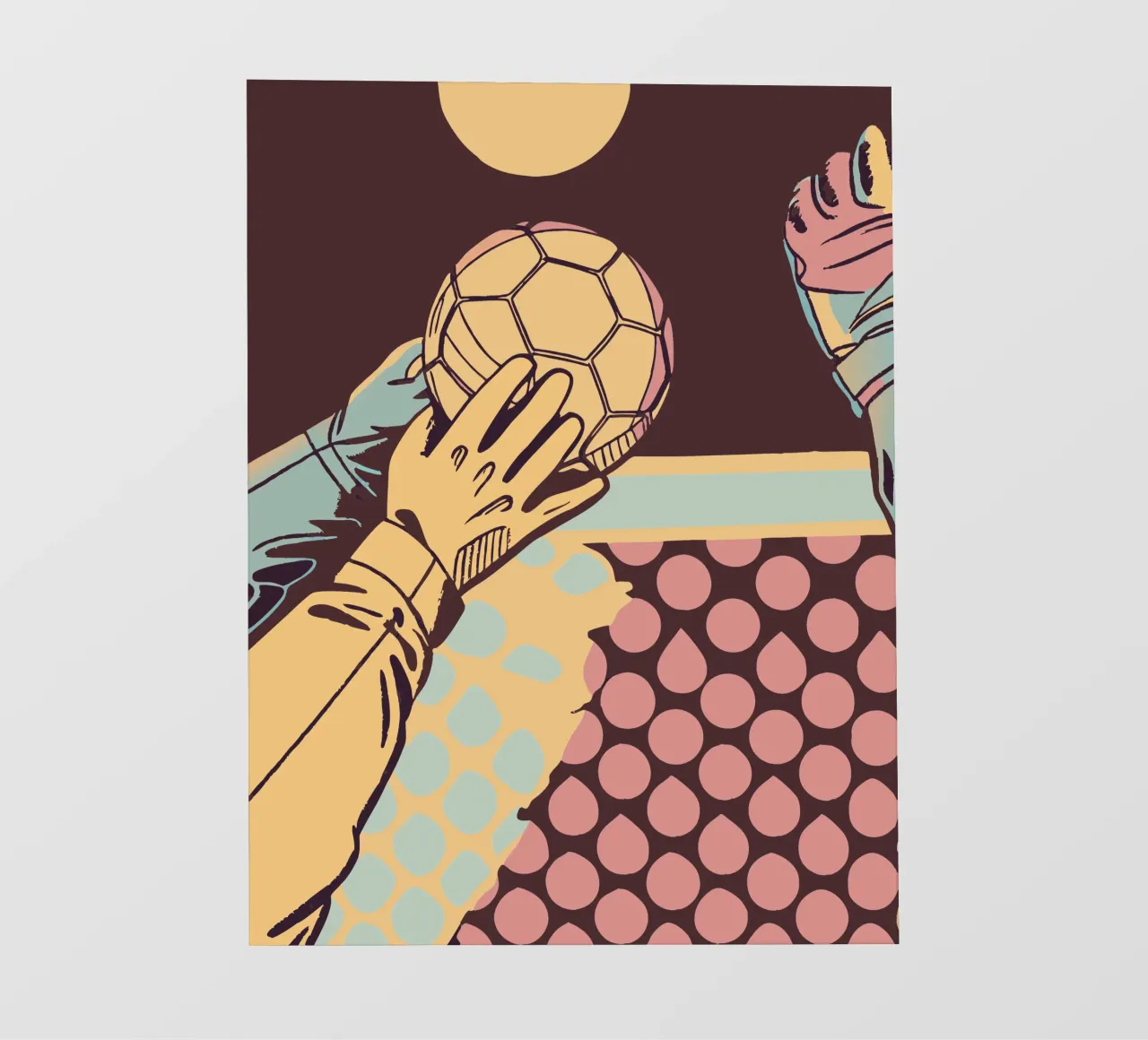 Mano del portiere telo in pvc da SPORTS ONLY