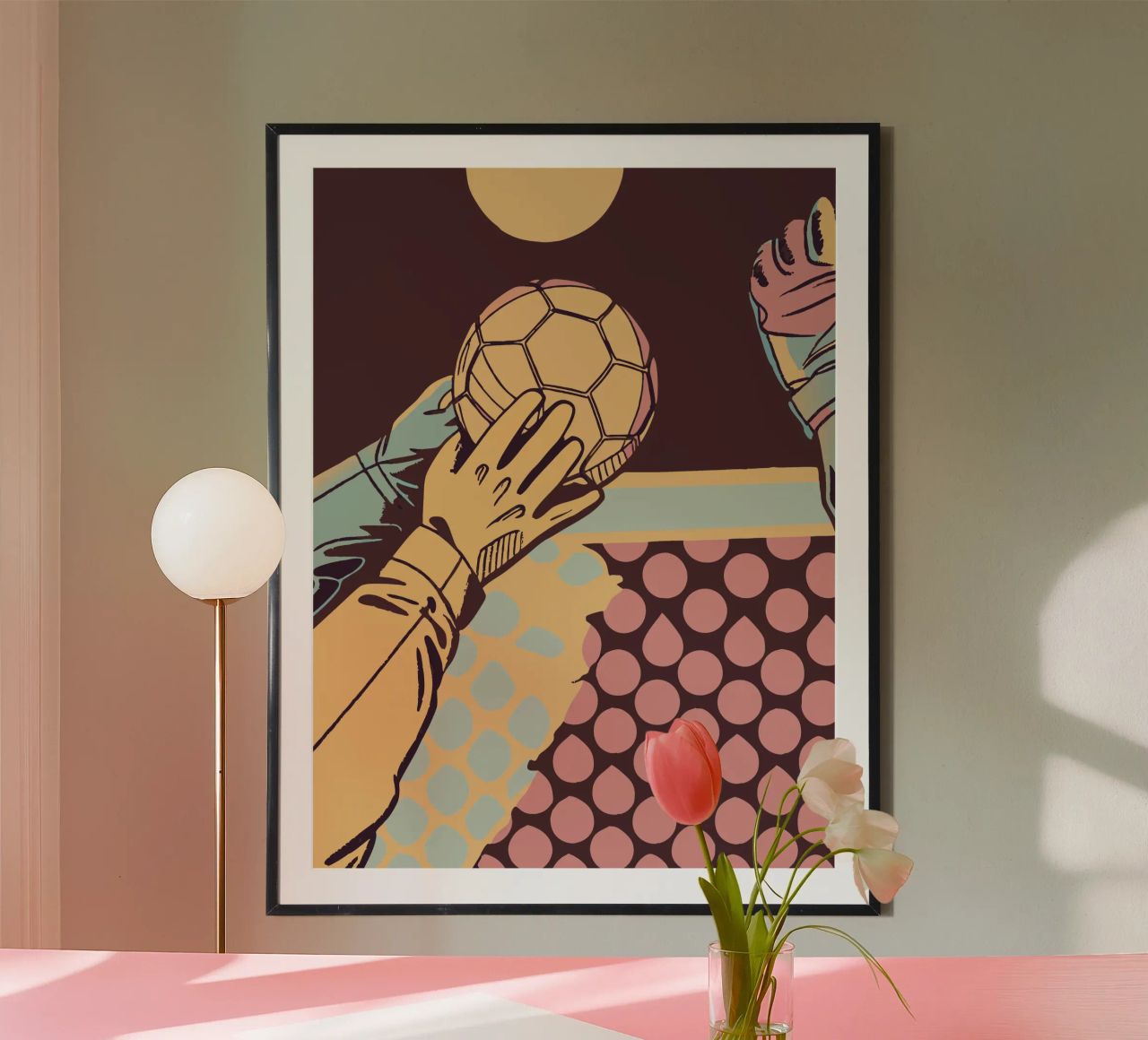 Hand des Torwarts Poster von SPORTS ONLY