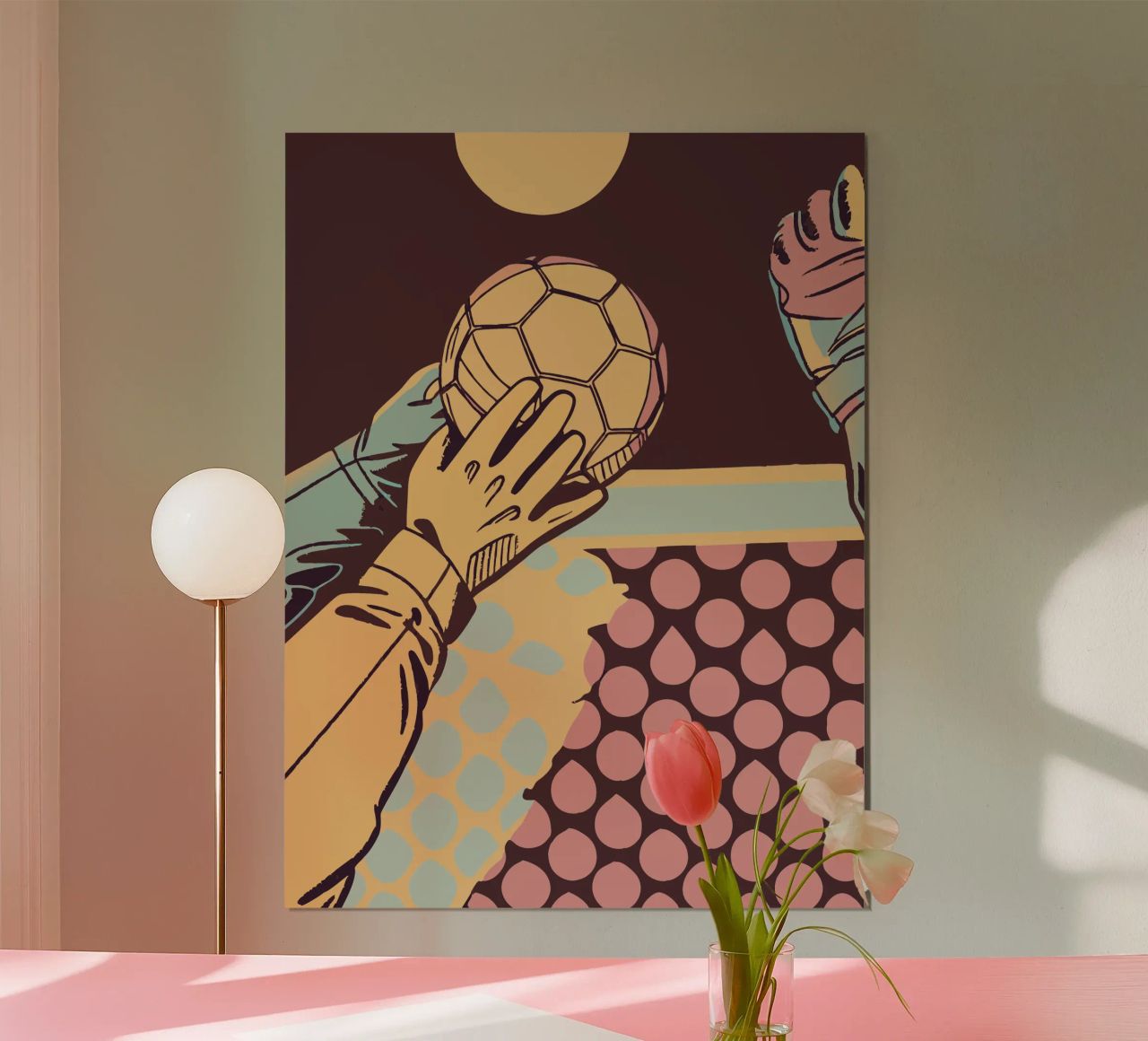 Hand des Torwarts Poster von SPORTS ONLY