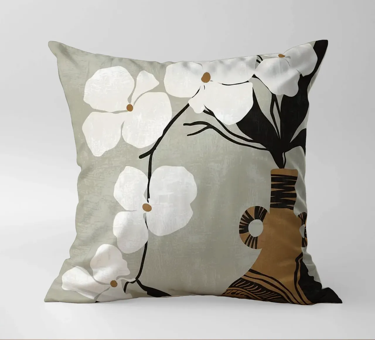 boho you cuscino da Abstract Botanical Art