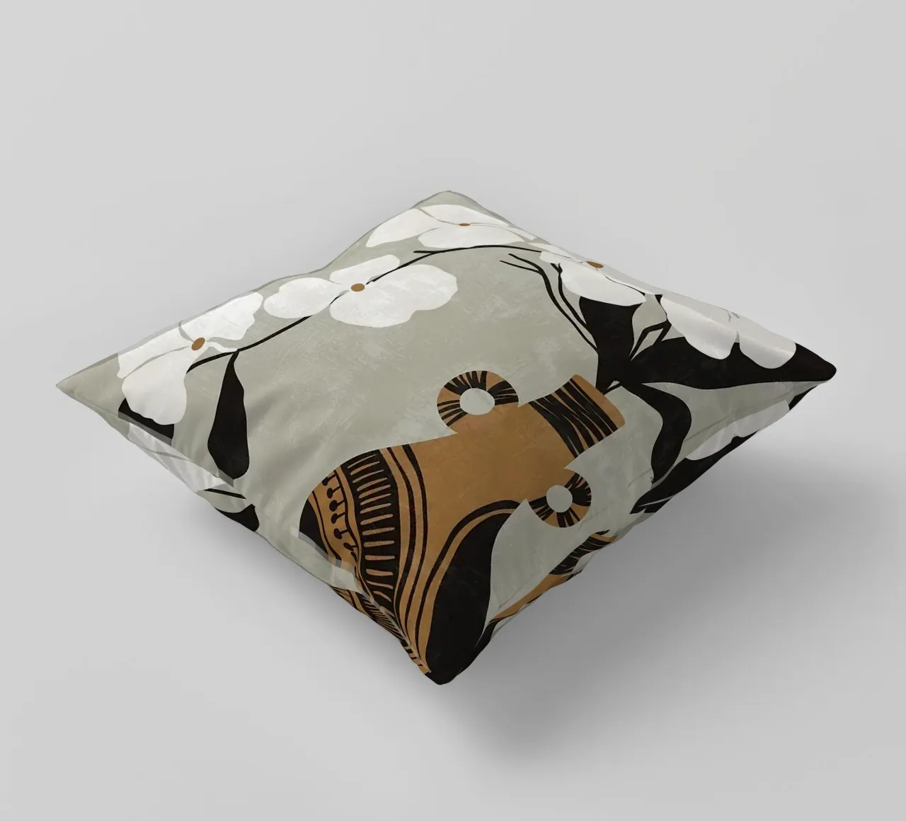 boho you cuscino da Abstract Botanical Art