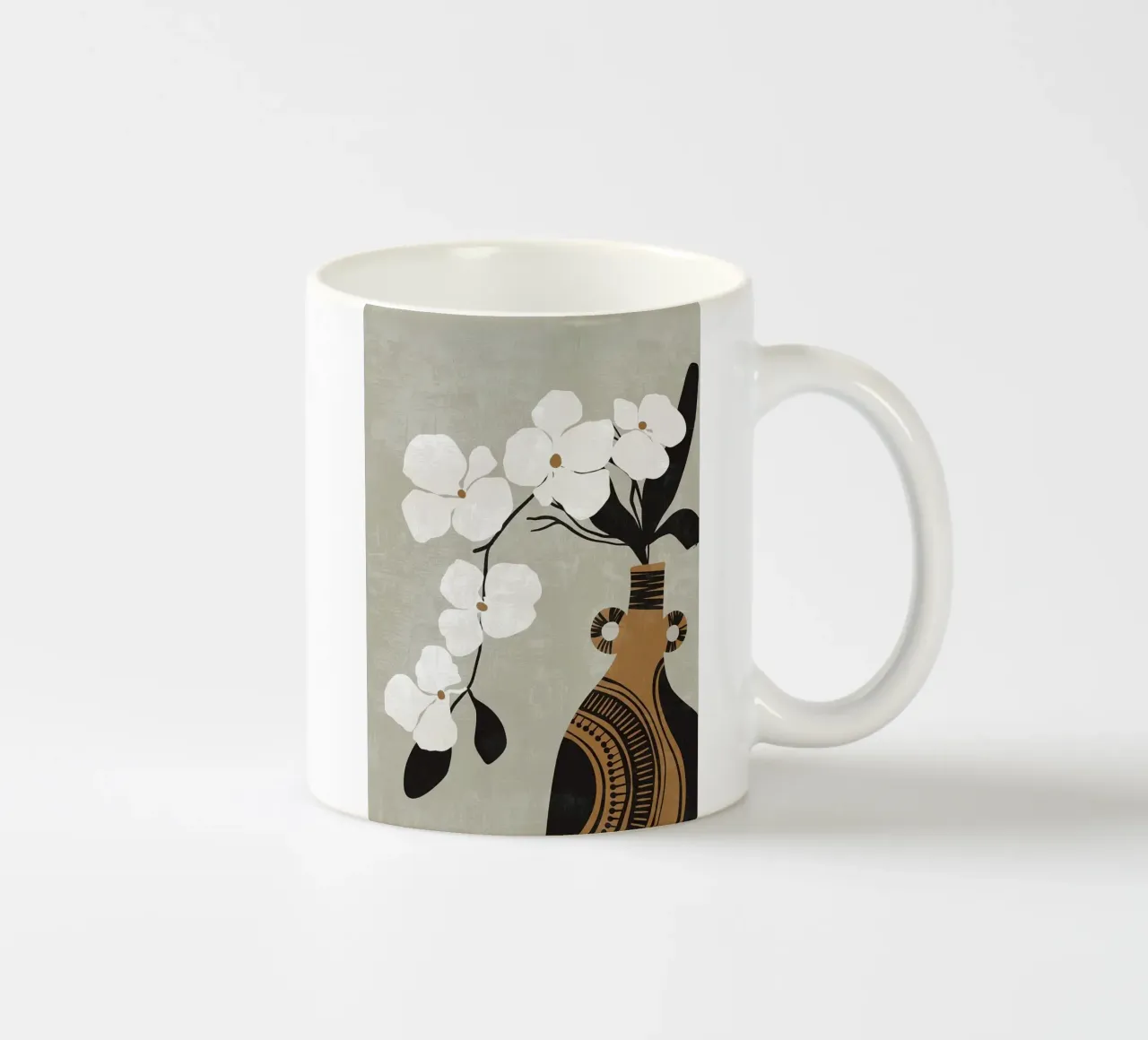 boho you tazza in ceramica da Abstract Botanical Art