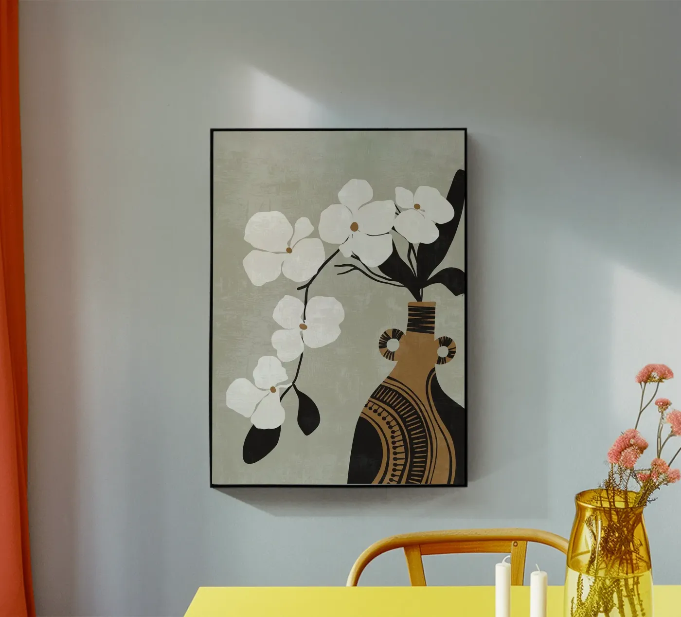 boho you plexiglass da Abstract Botanical Art