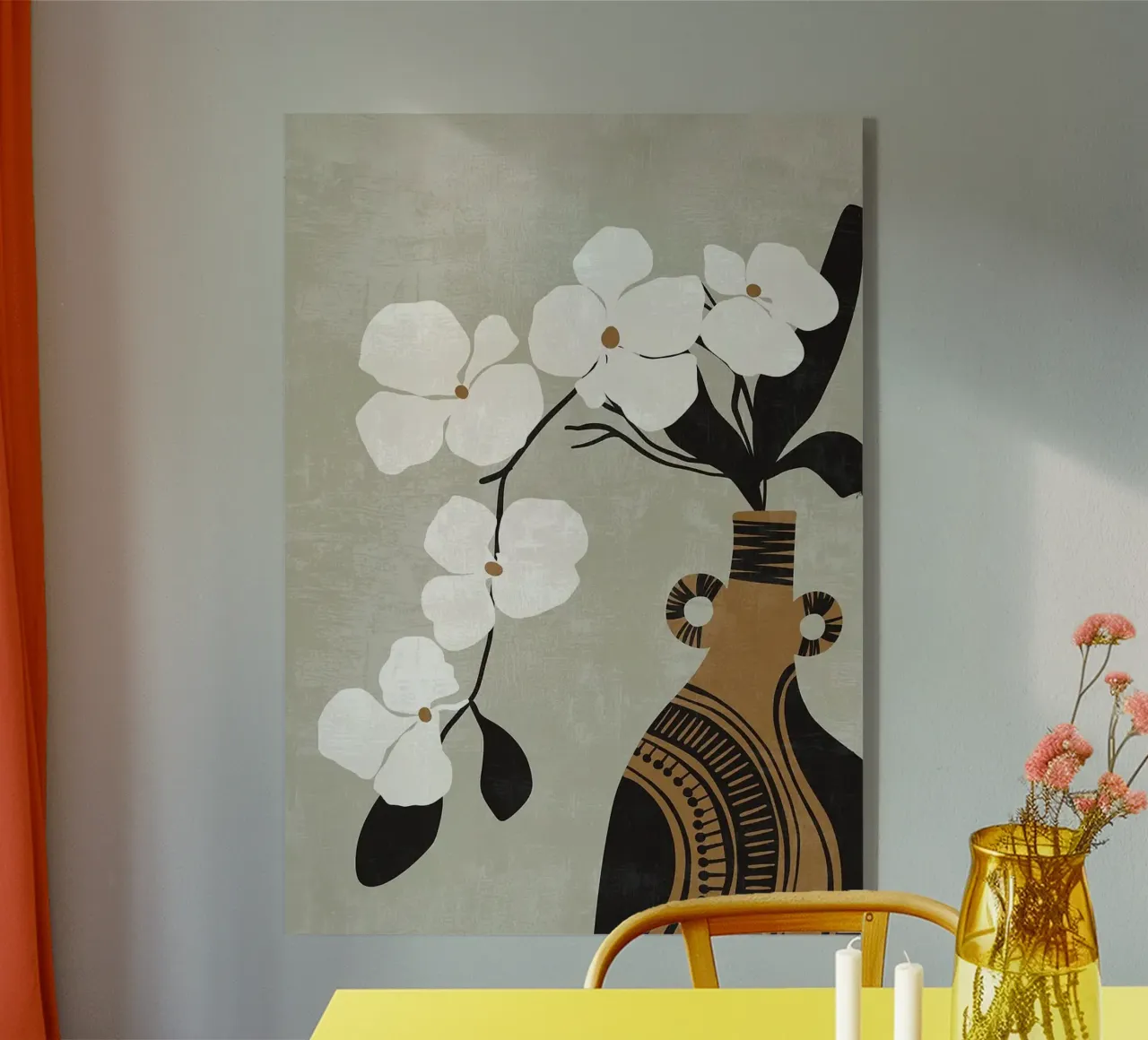 boho you acrylic glass by Abstract Botanical Art