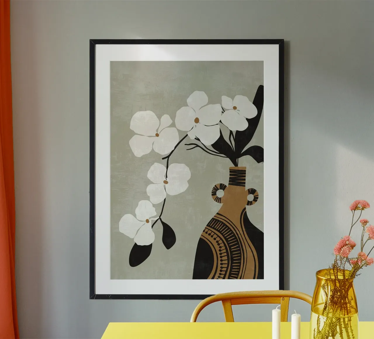 boho you carta hahnemühle da Abstract Botanical Art