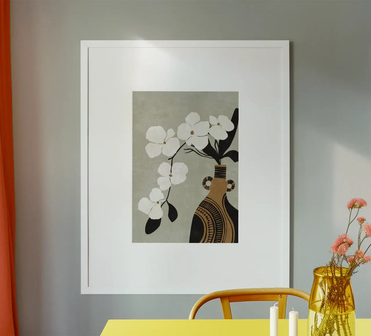 boho you carta hahnemühle da Abstract Botanical Art