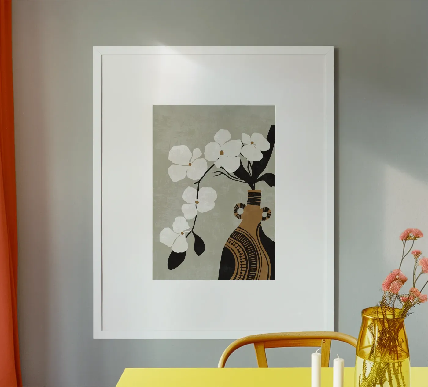 boho you poster da Abstract Botanical Art
