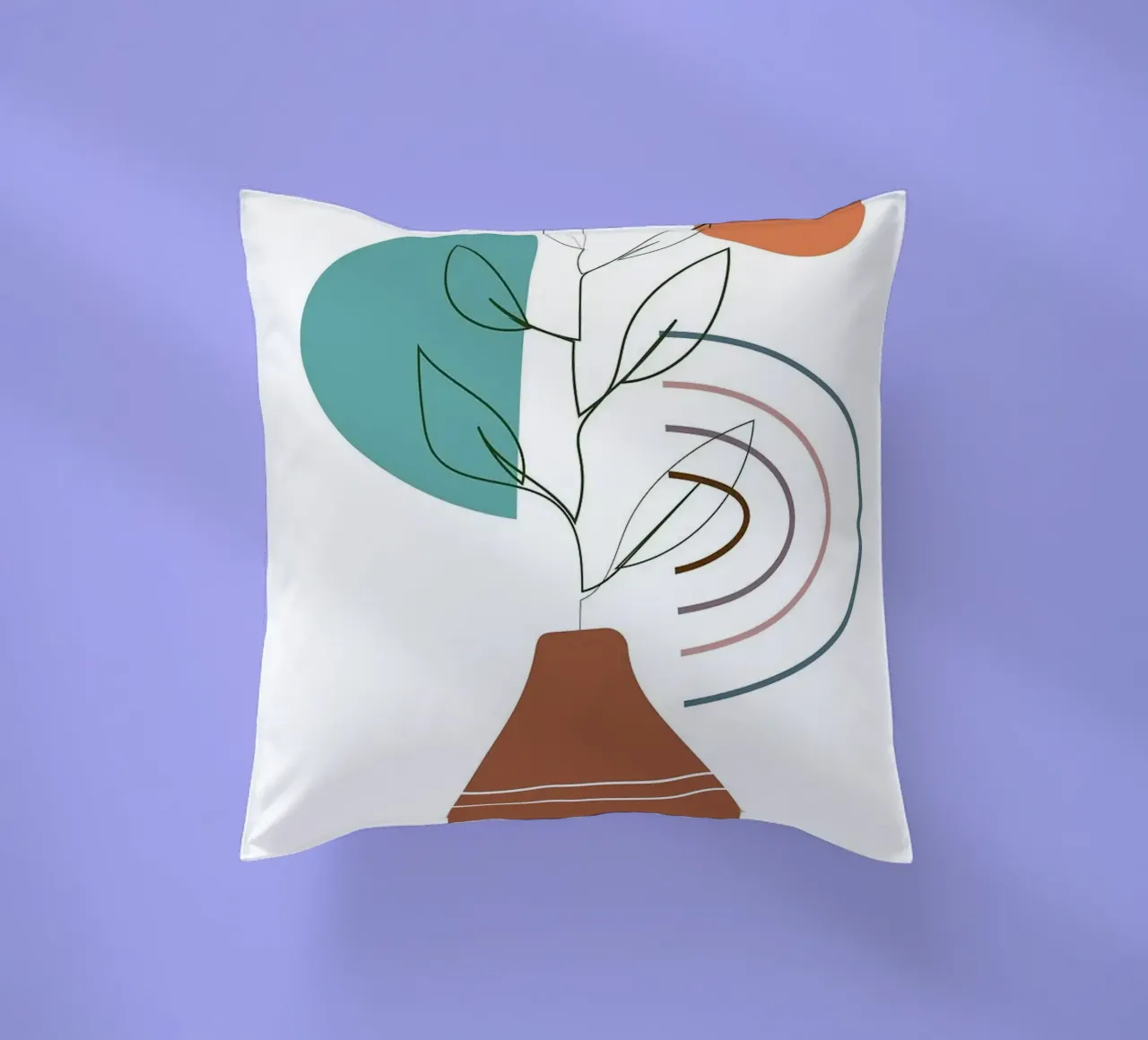boho you cuscino da Abstract Botanical Art