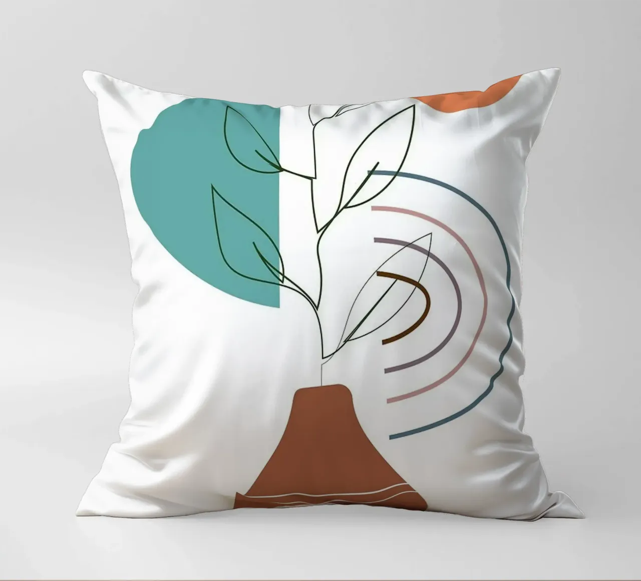 boho you cuscino da Abstract Botanical Art