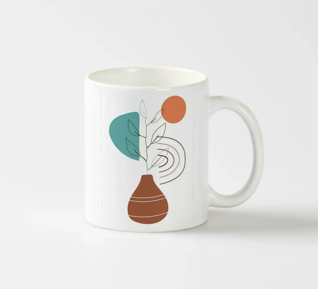 boho you tazza in ceramica da Abstract Botanical Art