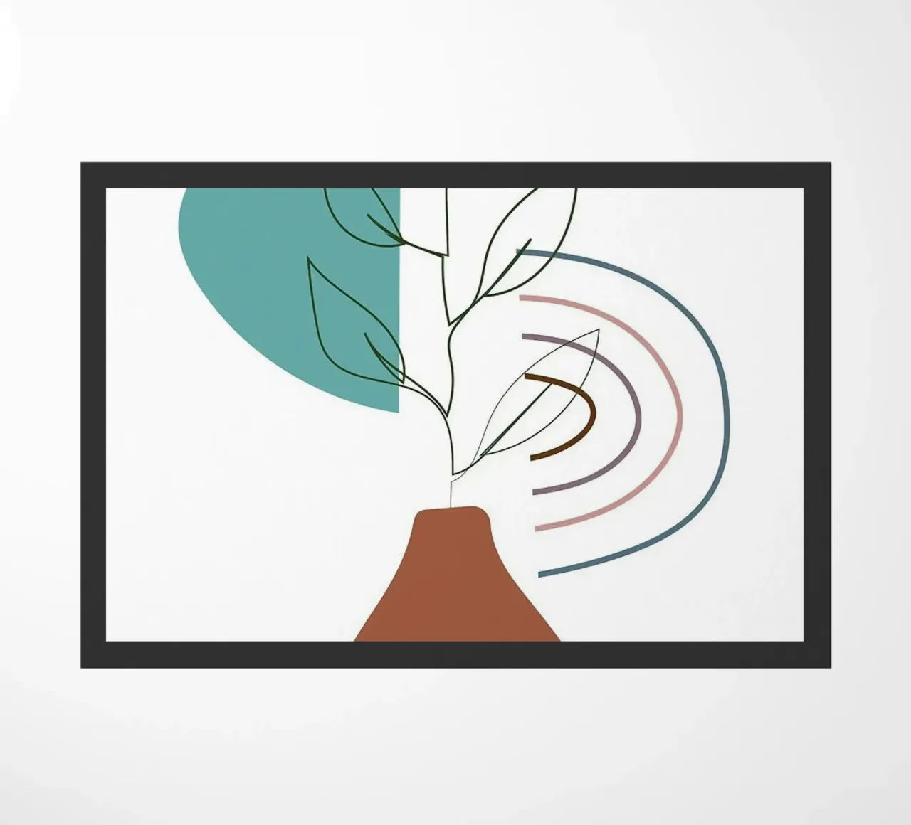 vaso zerbino da Abstract Botanical Art