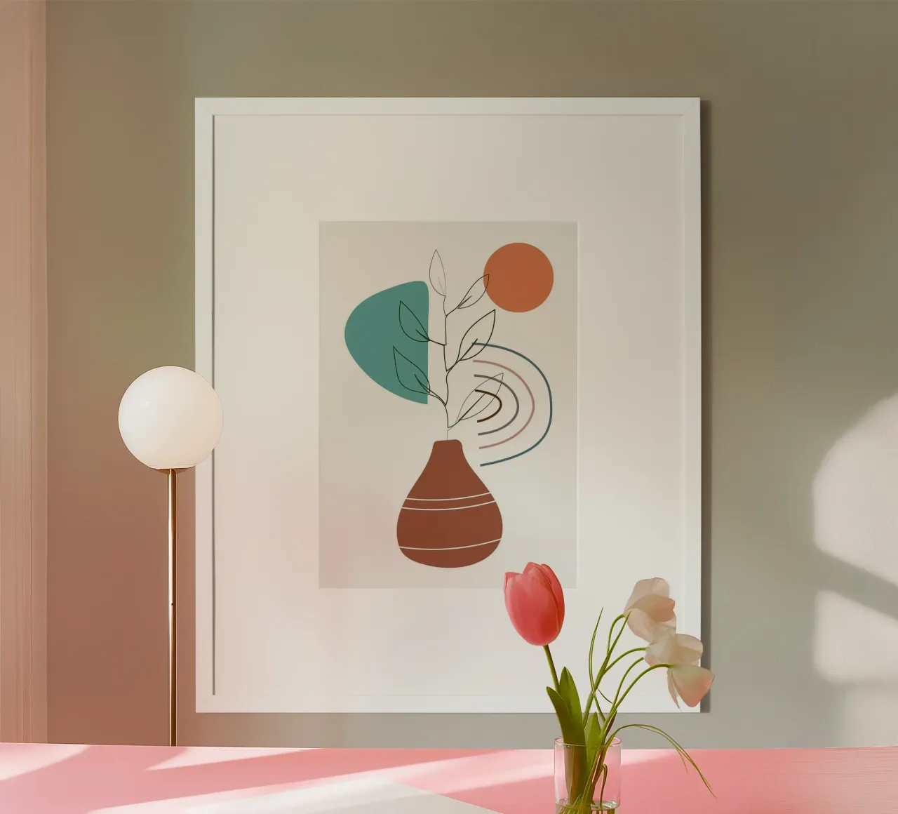 vaso poster da Abstract Botanical Art