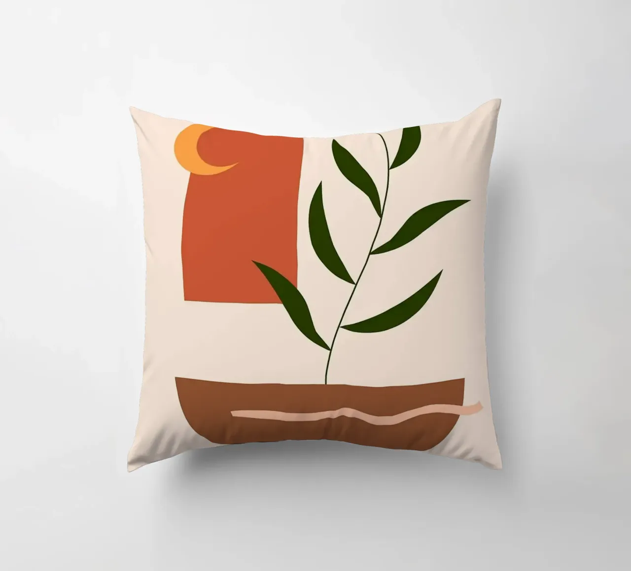 boho you cuscino da Abstract Botanical Art