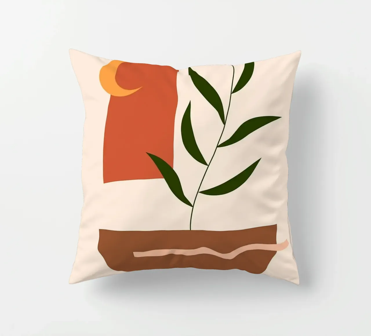 boho you cuscino da Abstract Botanical Art