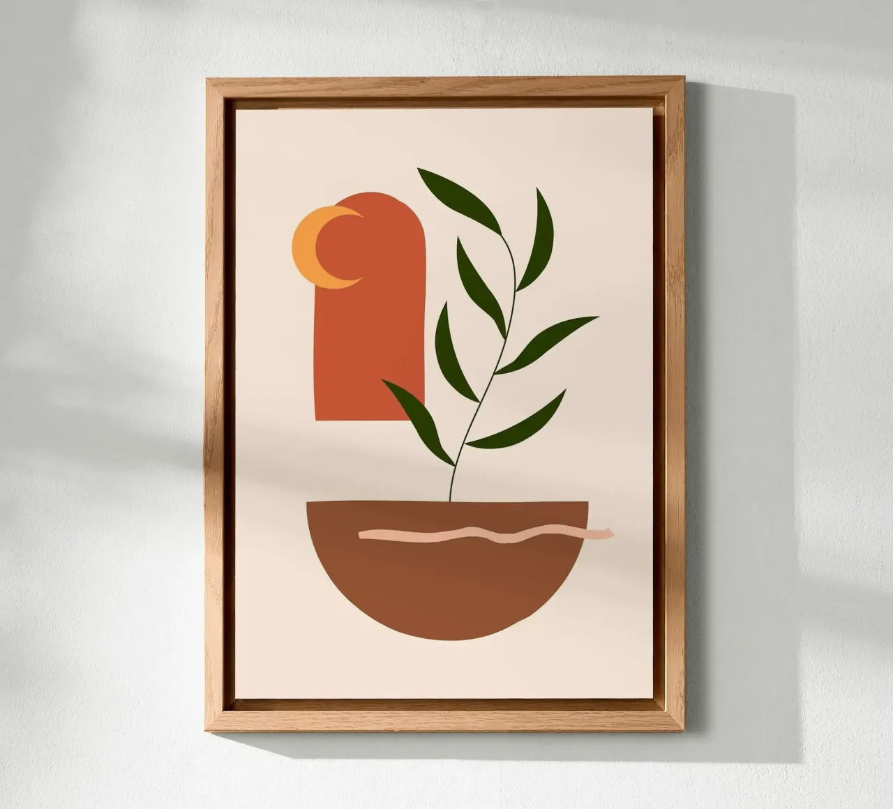 boho you alluminio dibond da Abstract Botanical Art