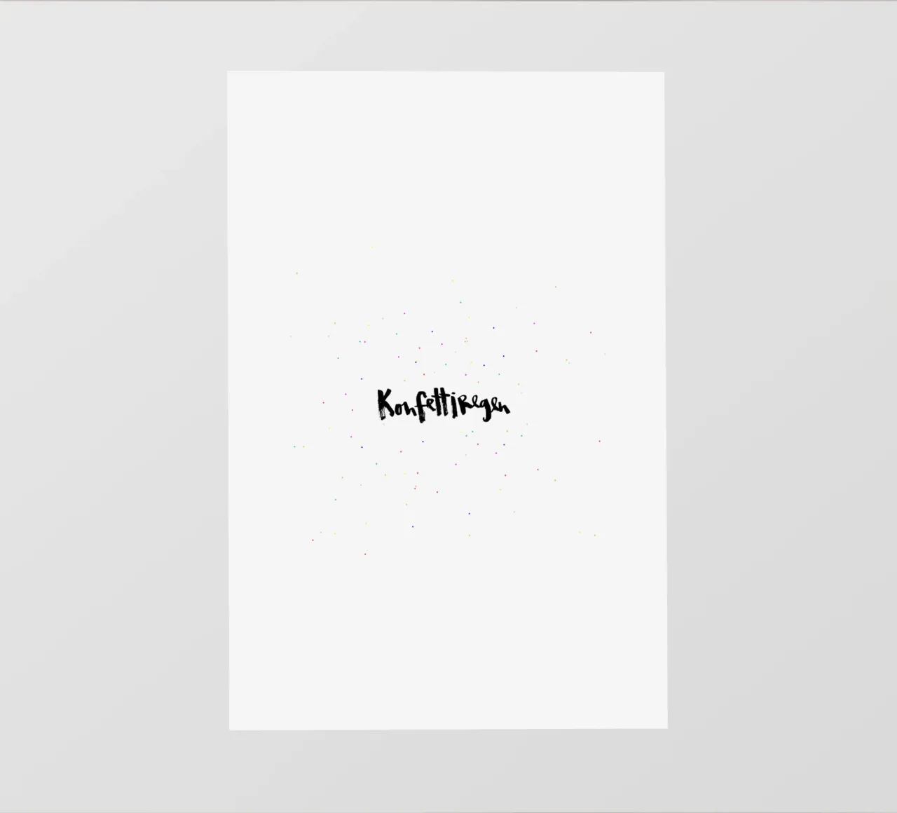 Konfettiregen pellicola backlit da Brushmeetspaper