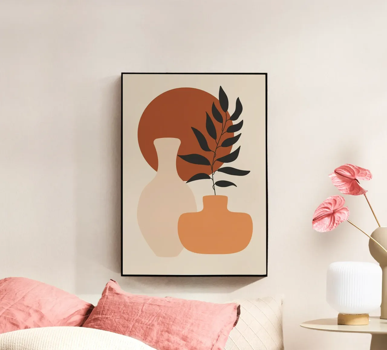 vaso plexiglass da Abstract Botanical Art