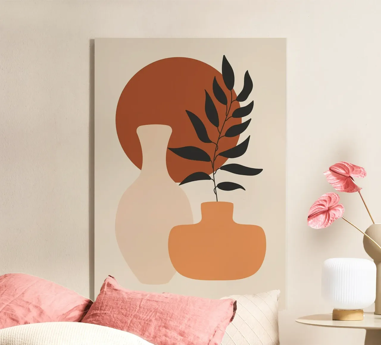 vaso plexiglass da Abstract Botanical Art