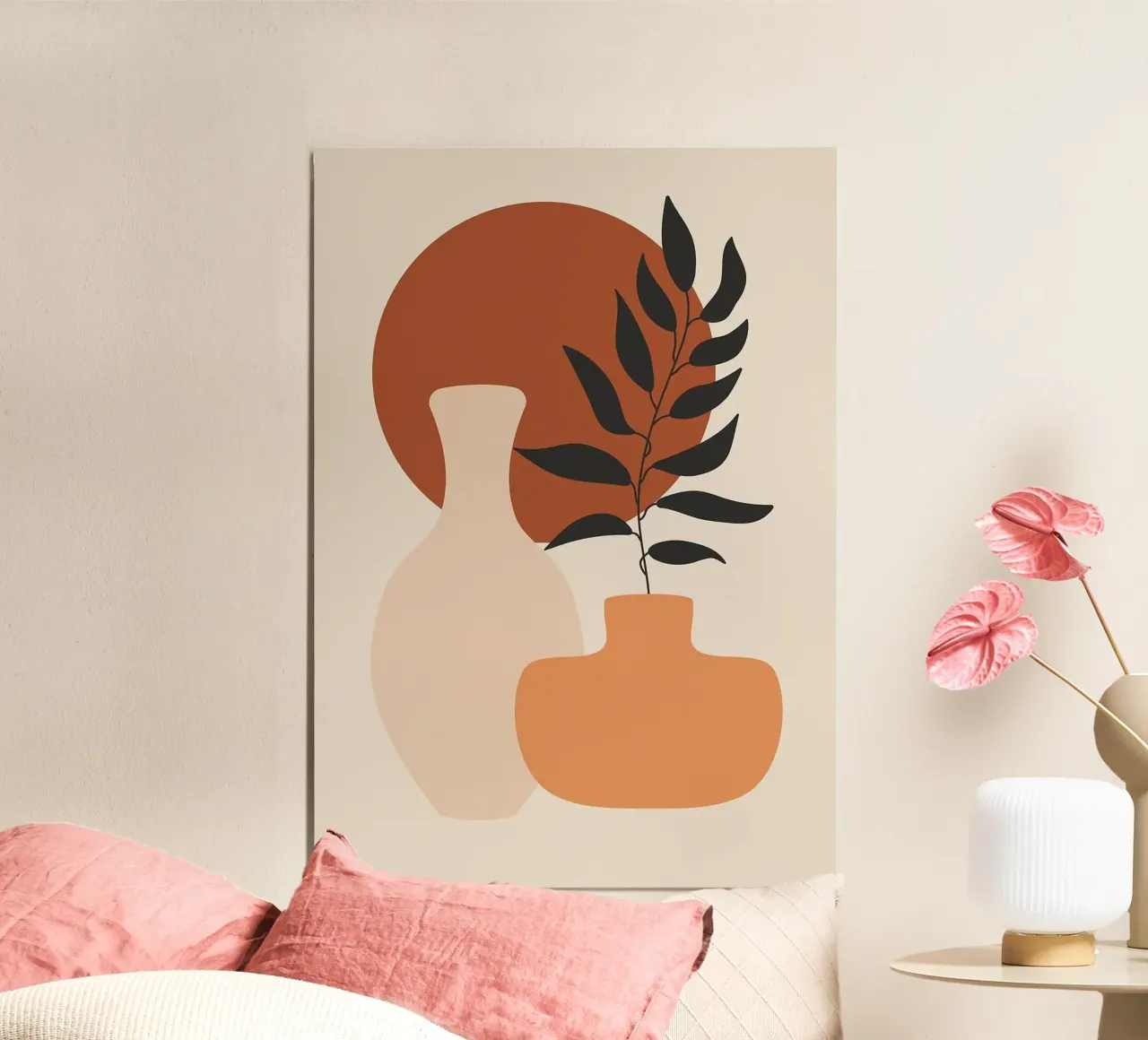 vase poster by Abstract Botanical Art