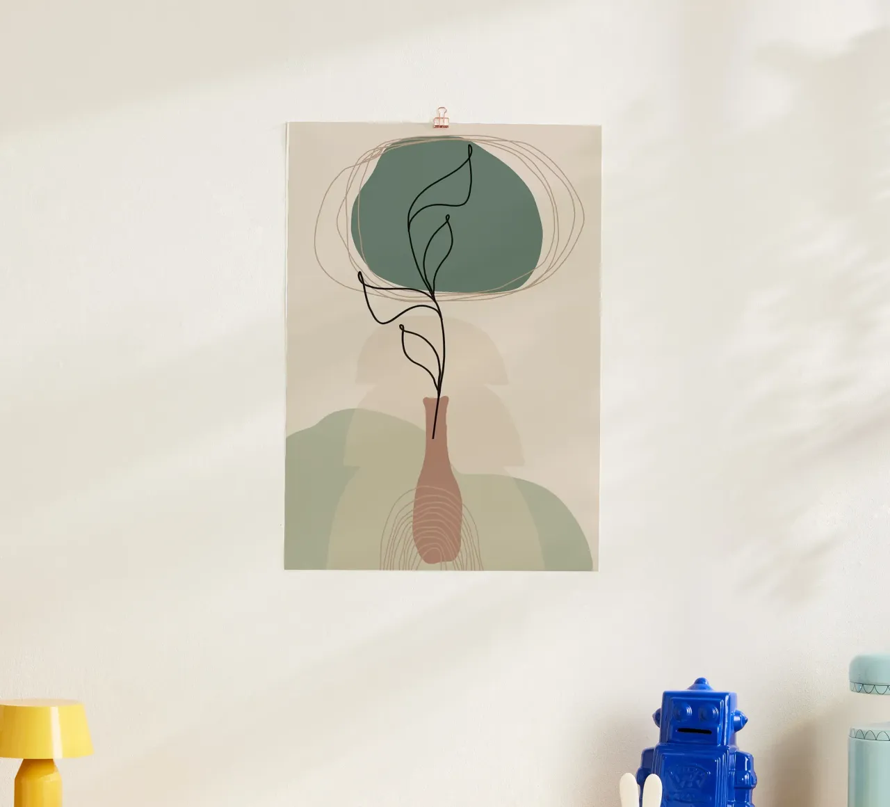 vaso poster da Abstract Botanical Art