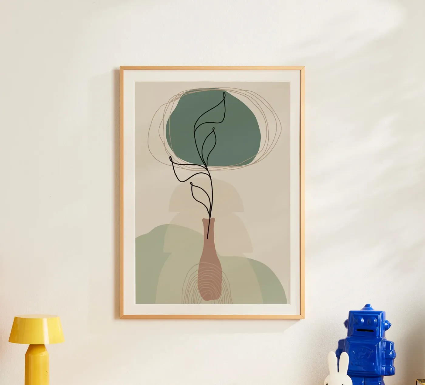 vase poster da Abstract Botanical Art