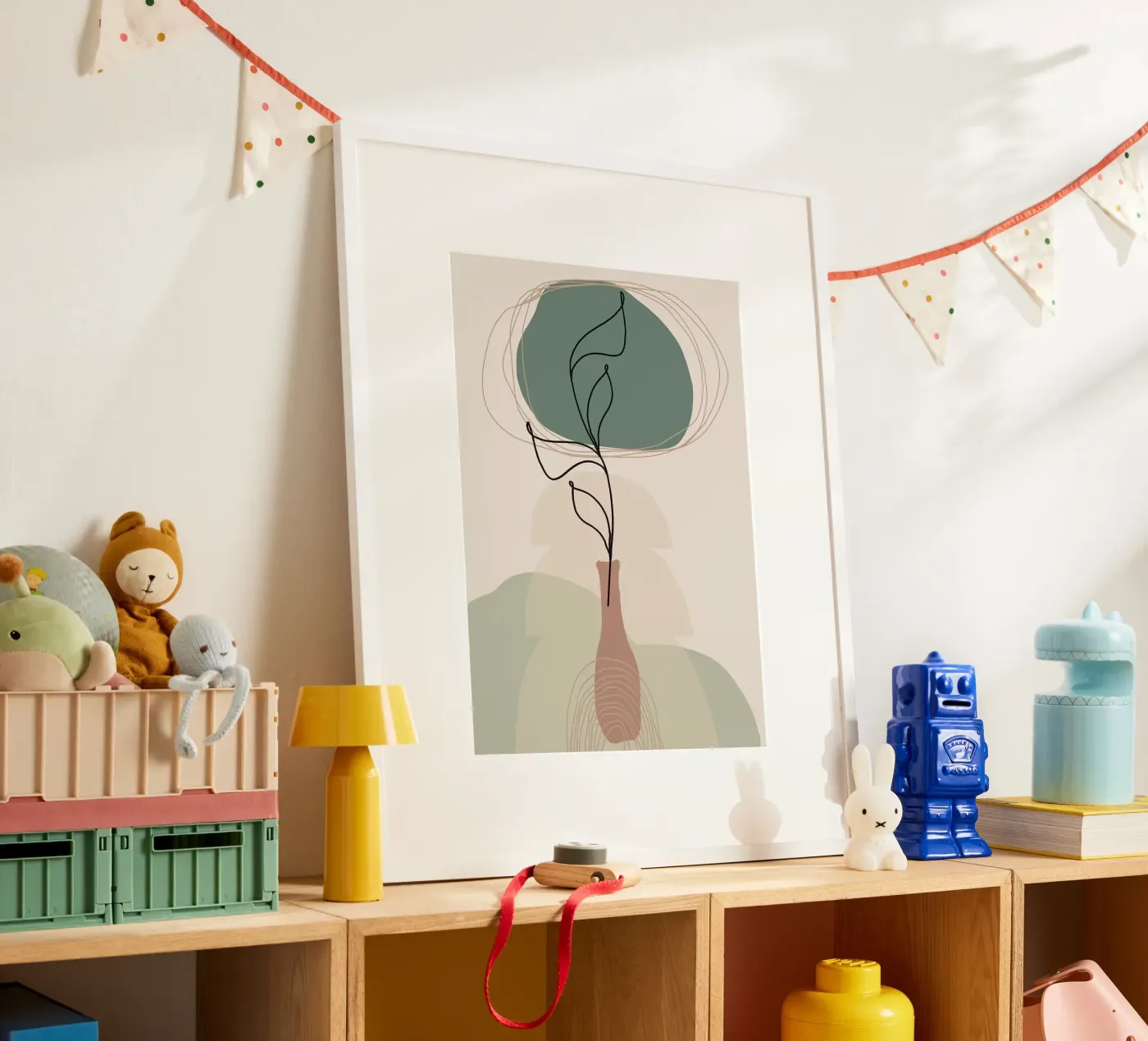 vase poster da Abstract Botanical Art