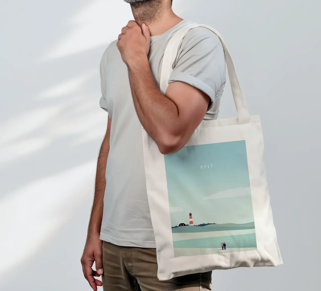 Sylt borsa in juta da Katinka Reinke