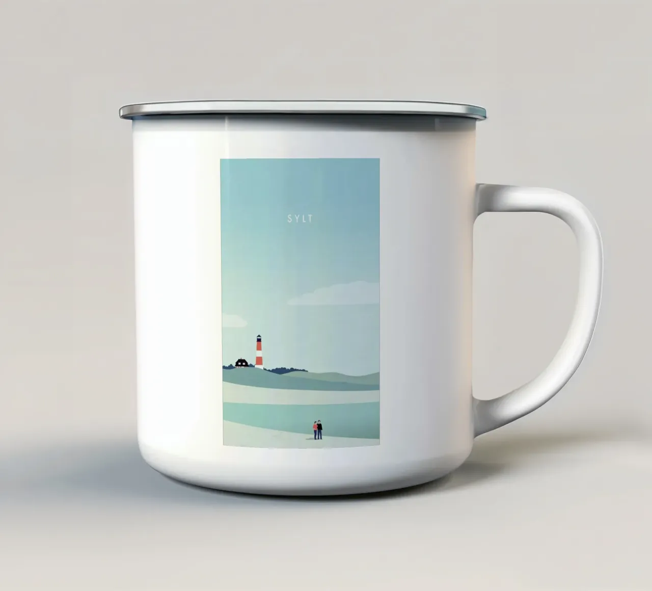 Sylt tazza in smalto da Katinka Reinke