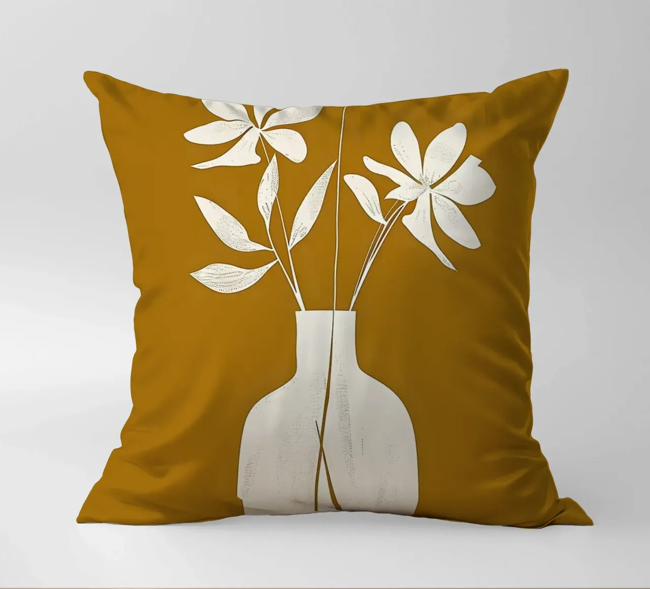 vaso cuscino da Abstract Botanical Art