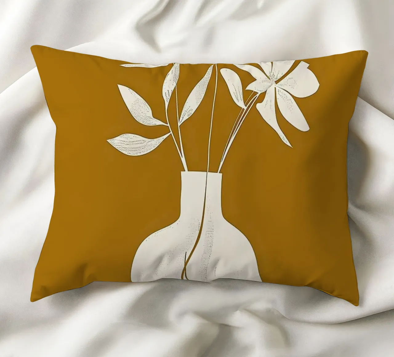 vaso cuscino da Abstract Botanical Art