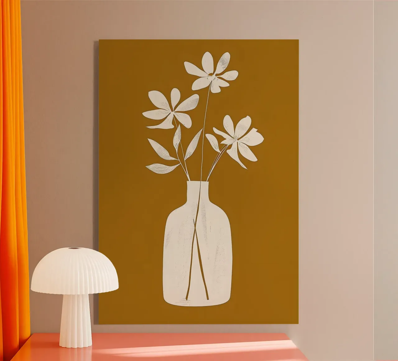 vaso plexiglass da Abstract Botanical Art