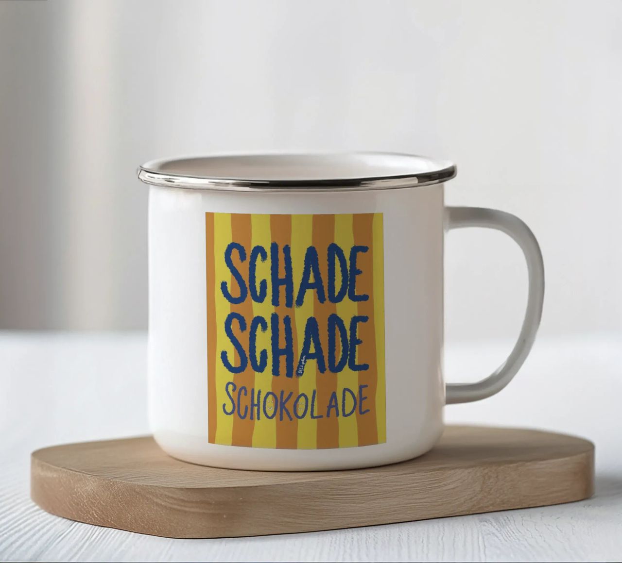 Schoki tazza in smalto da Beeeplan