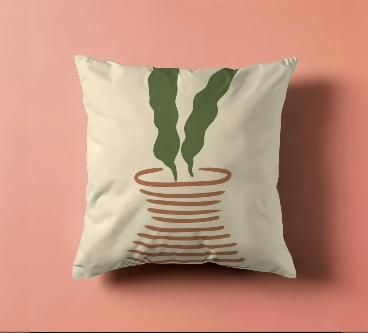 vaso cuscino da Abstract Botanical Art