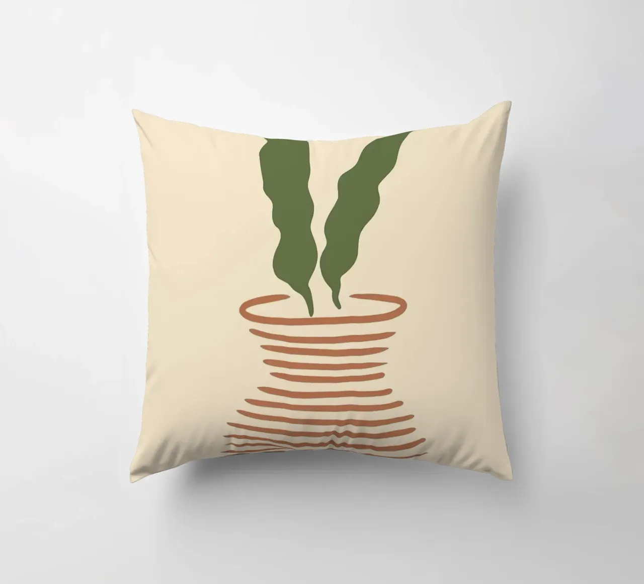 vaso cuscino da Abstract Botanical Art