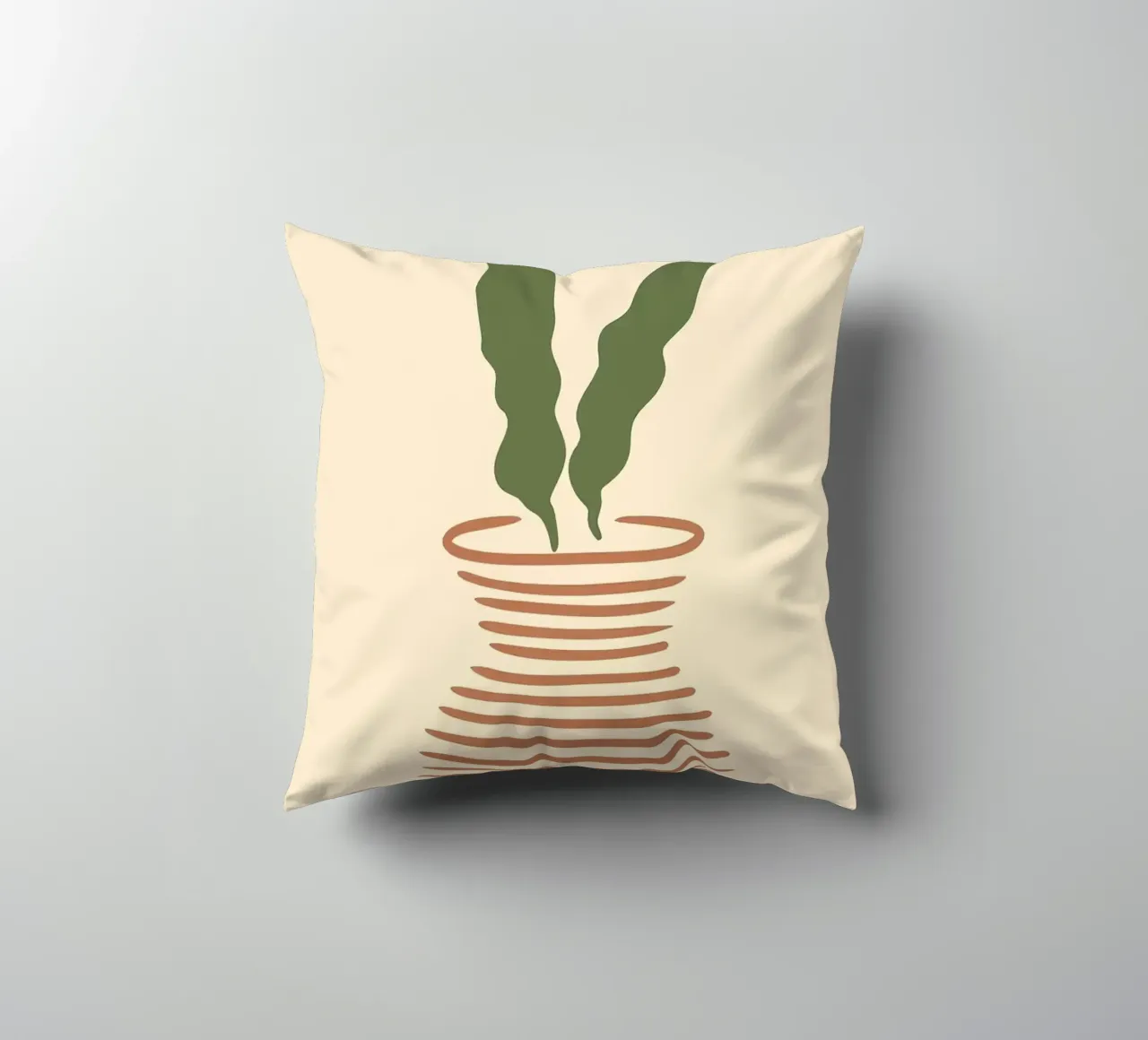 vaso cuscino da Abstract Botanical Art