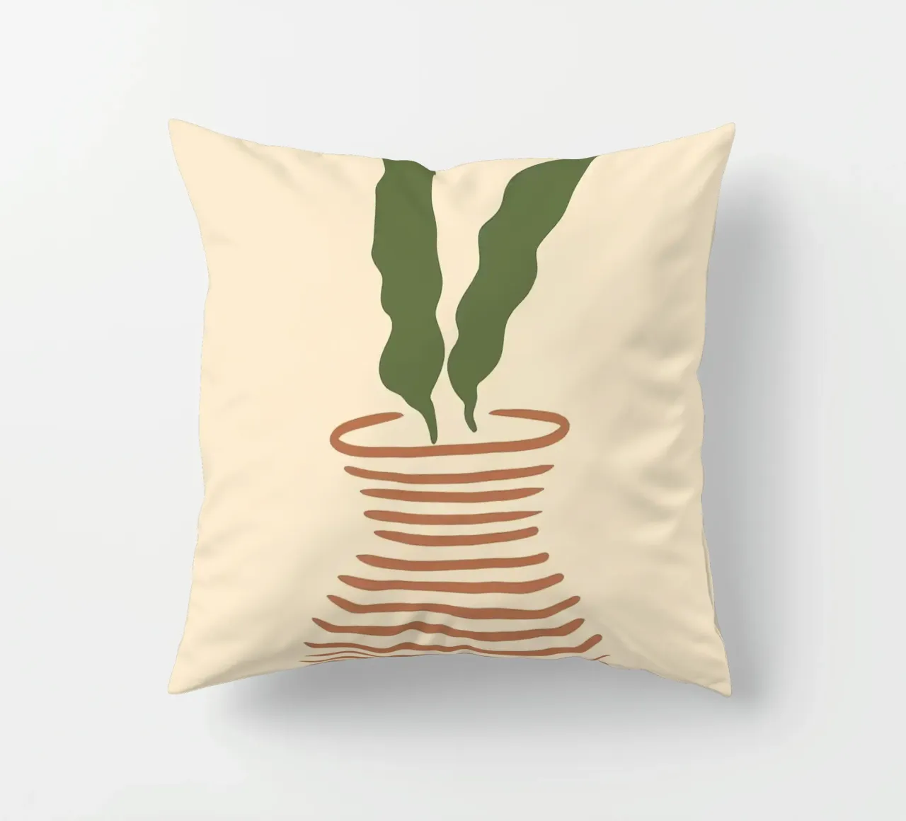 vaso cuscino da Abstract Botanical Art