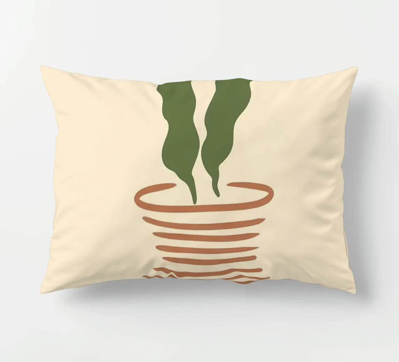 vaso cuscino da Abstract Botanical Art