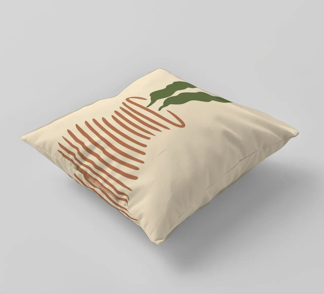 vaso cuscino da Abstract Botanical Art