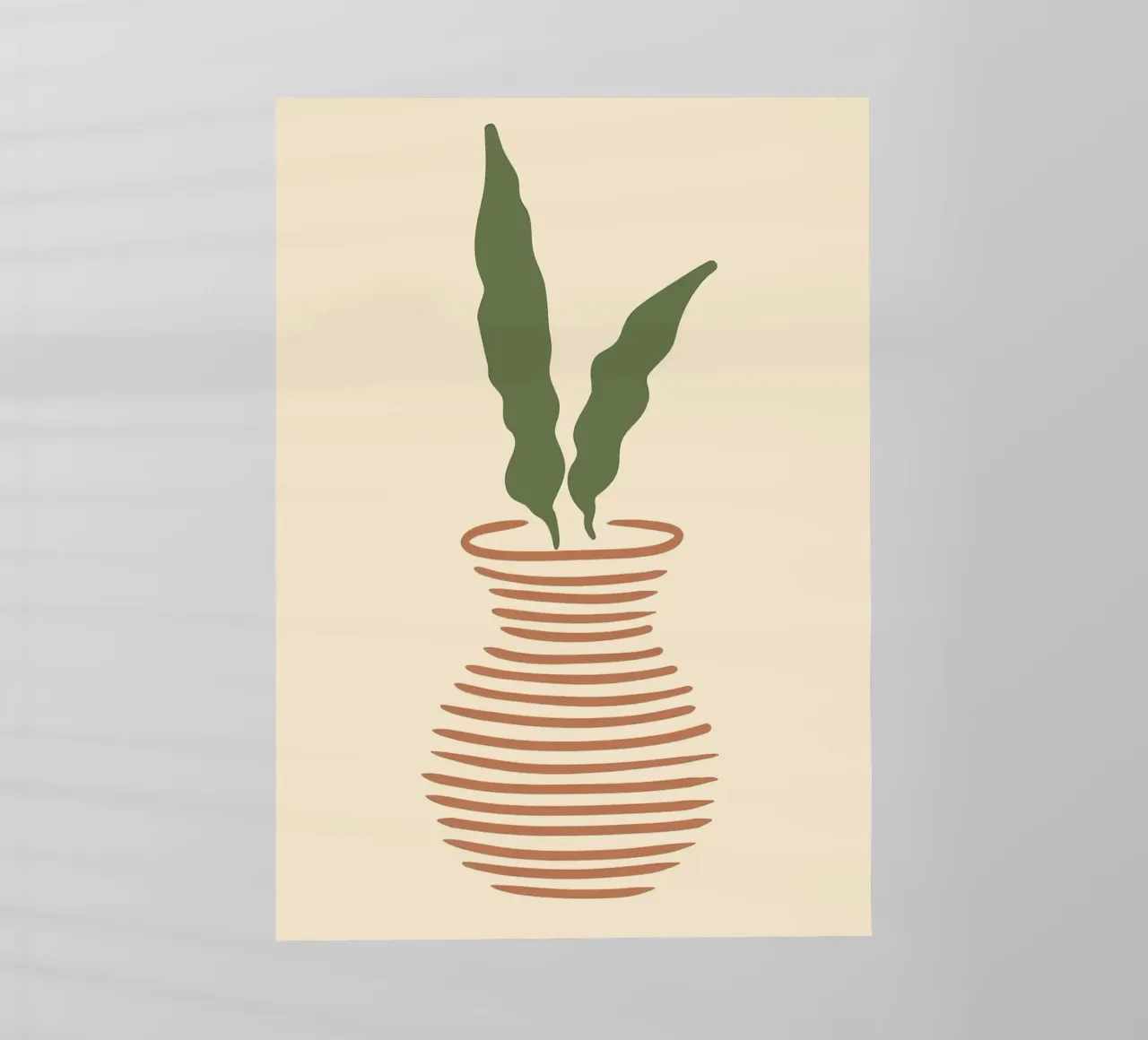 vaso pellicola backlit da Abstract Botanical Art