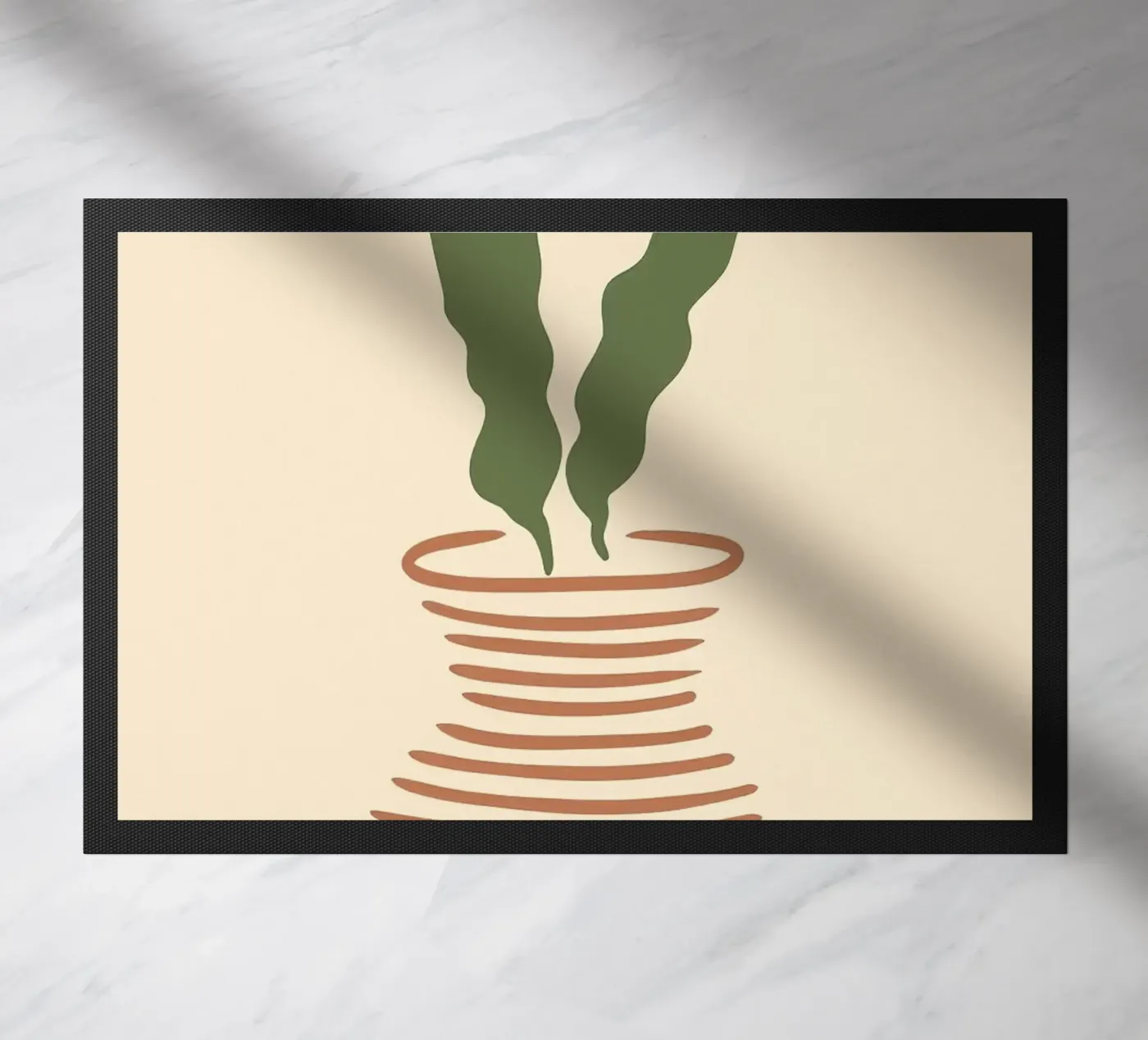 vaas deurmat van Abstract Botanical Art