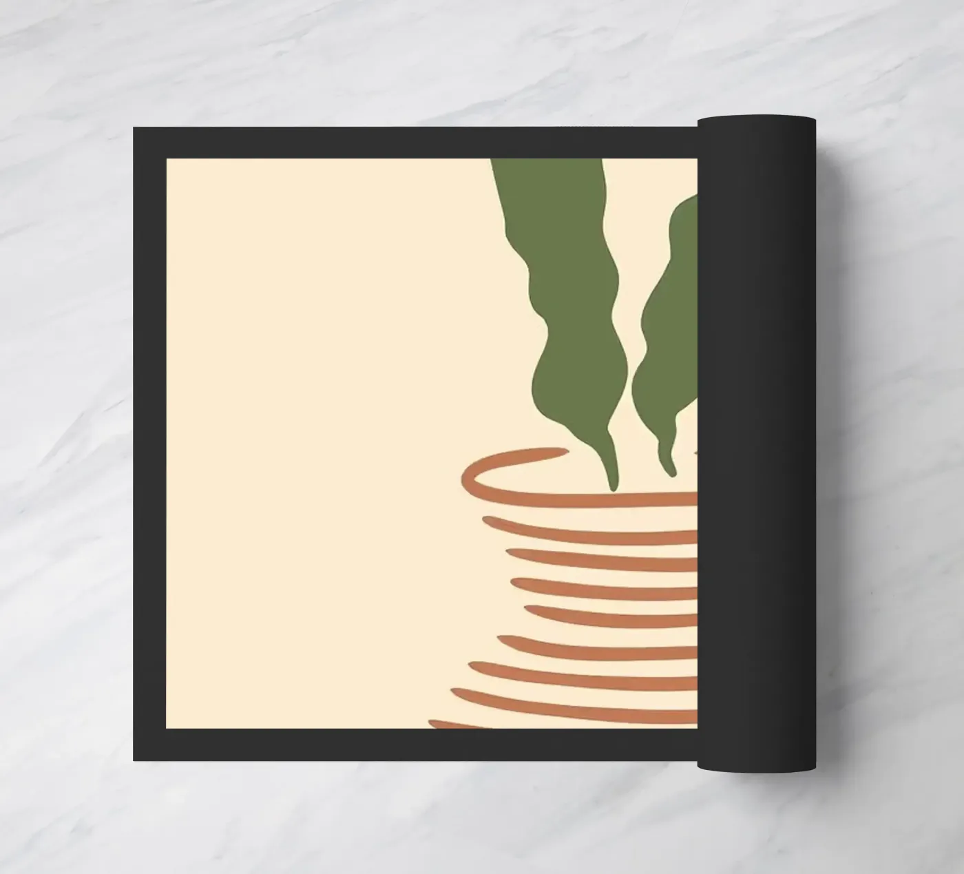 vaas deurmat van Abstract Botanical Art