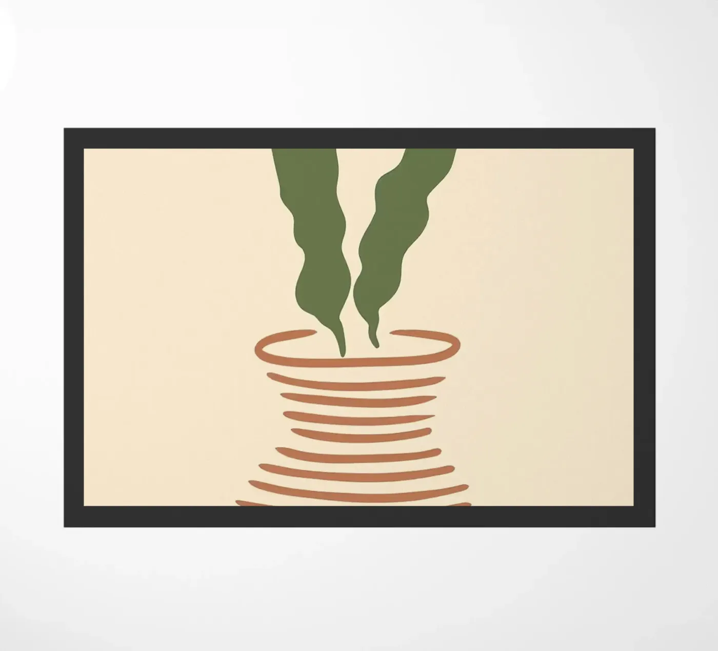 vaas deurmat van Abstract Botanical Art