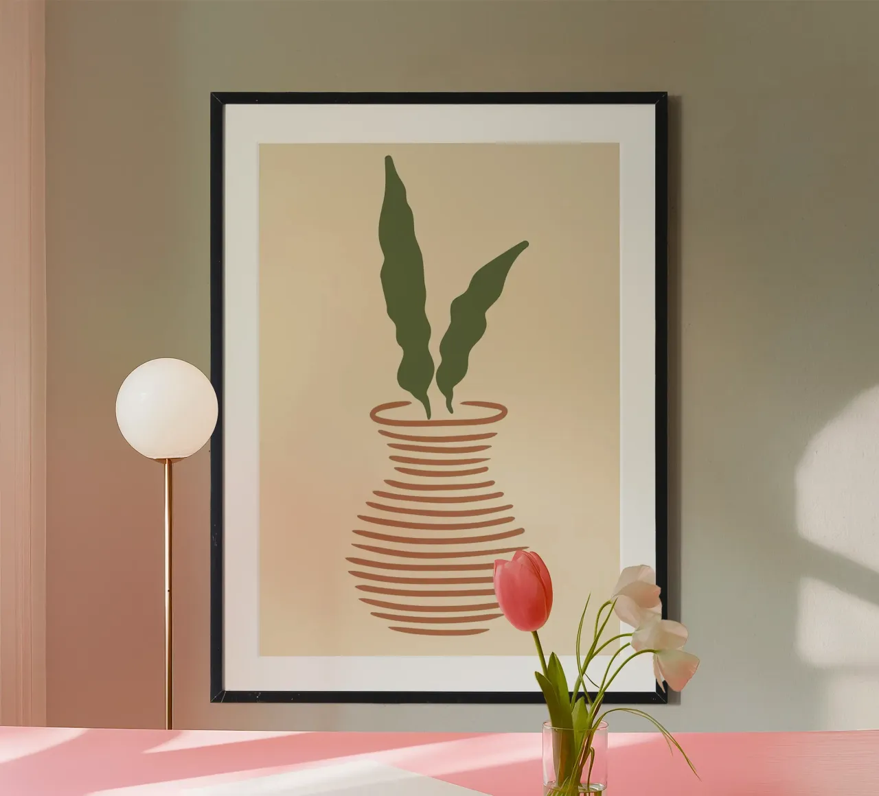 vaso poster da Abstract Botanical Art