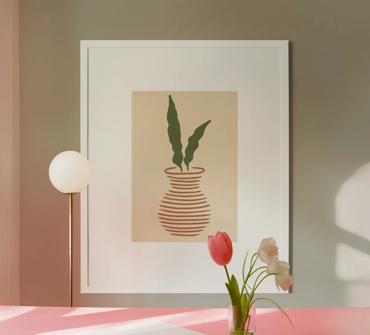 vaso poster da Abstract Botanical Art